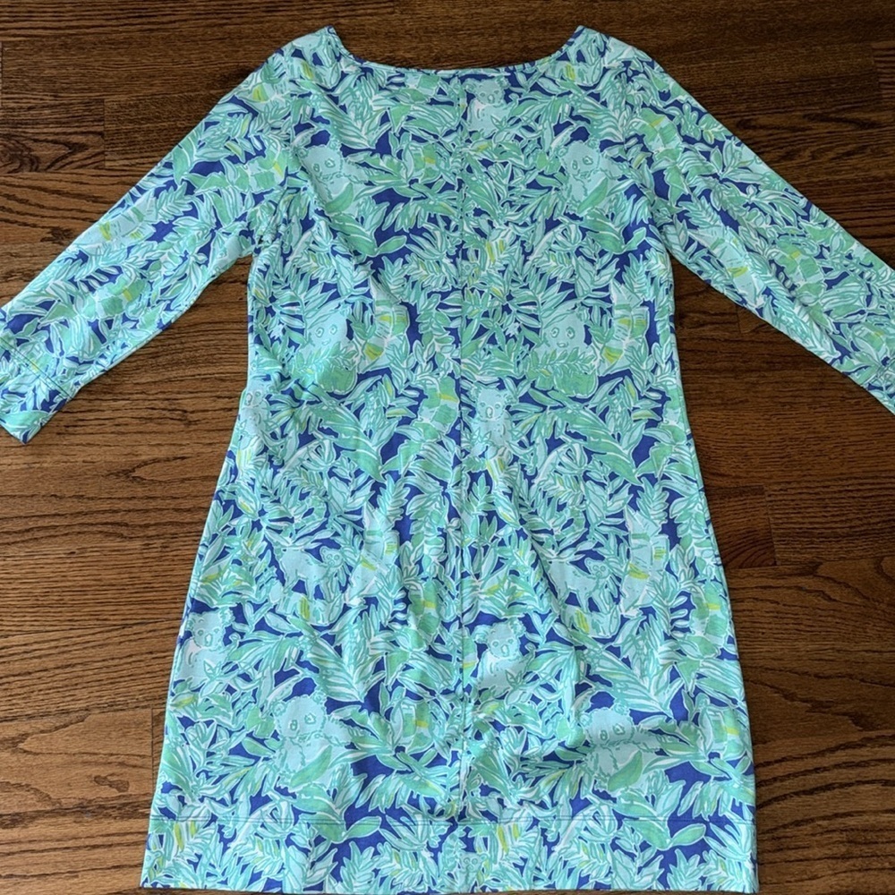 Lilly Pulitzer Marlowe dress in print Koala of the Wild size Large NWOT - Picture 8 of 8